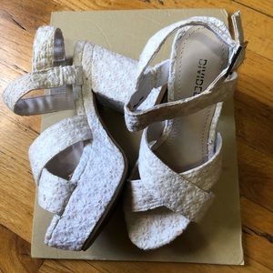 White Platform Heels